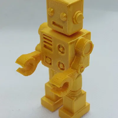 Robot mini phong cách retro dễ thương