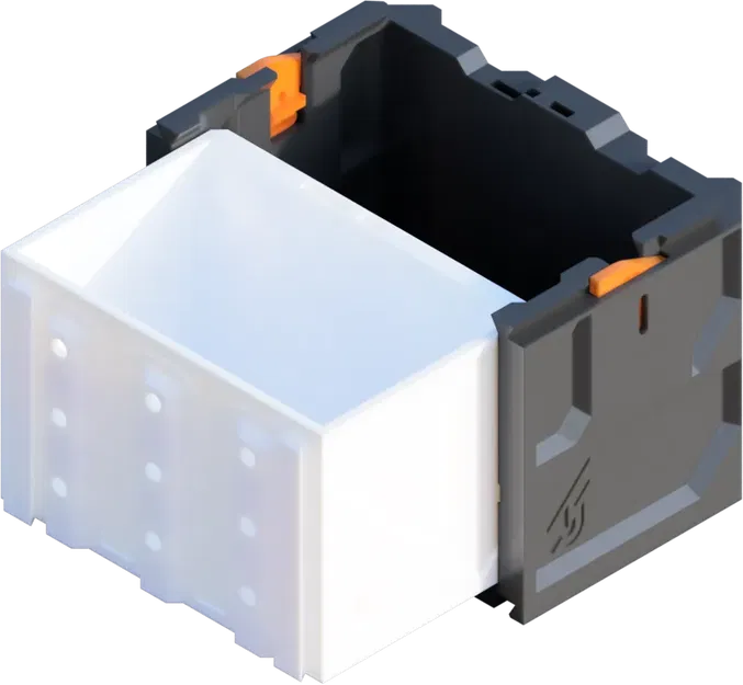 Tủ kéo đơn GEN2 1x1 kích thước nhỏ cho tổ chức nội thất - Image 1