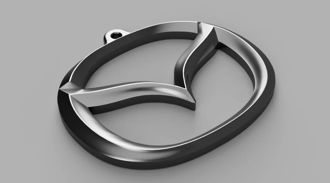 Móc khóa 3D biểu tượng Mazda - Image 1