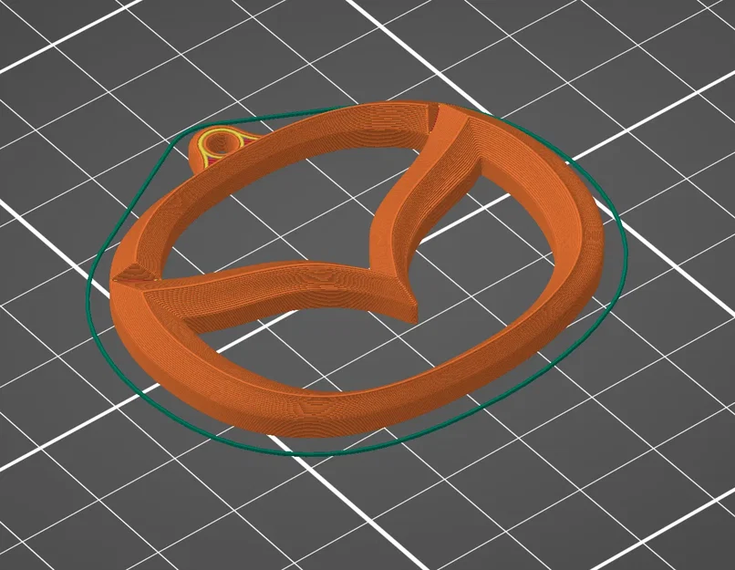 Móc khóa 3D biểu tượng Mazda - Image 2