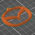 Móc khóa 3D biểu tượng Mazda - Thumbnail 2