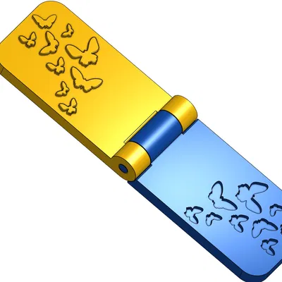 Dấu ấn nổi giấy hình bướm cho nghệ thuật thủ công