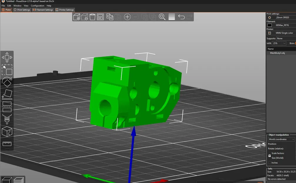 Bộ chọn MMU3 tinh chỉnh với phần kẹp pinda chắc chắn - Image 1