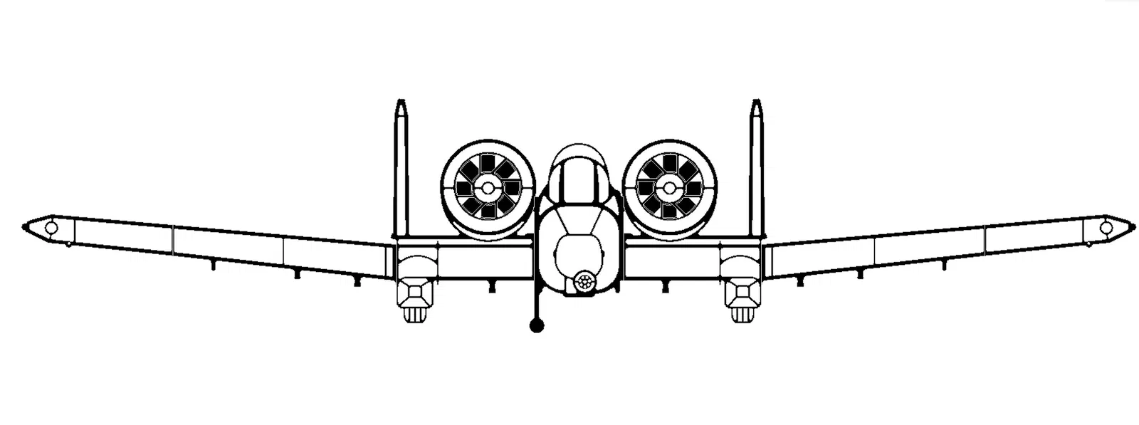 Trang trí tường A-10 Warthog với thiết kế 3D độc đáo - Image 1