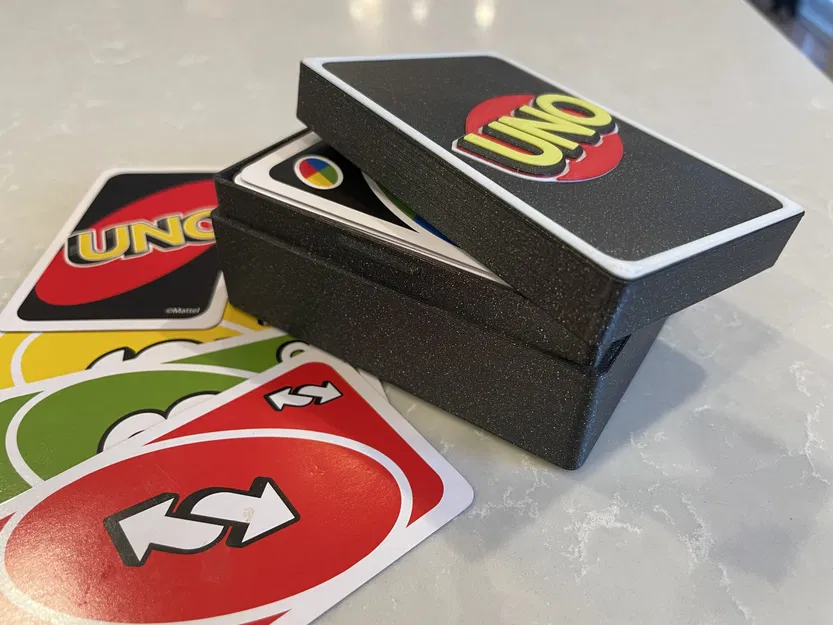 Hộp đựng bài Uno với thiết kế thay đổi màu sắc - Image 3