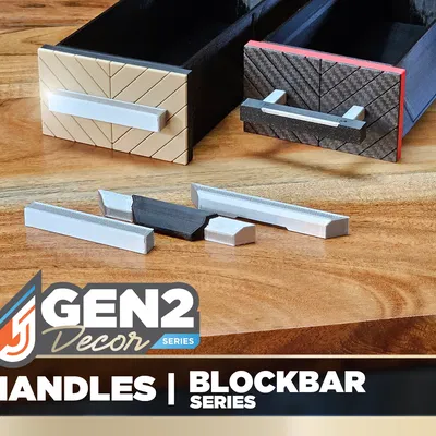 Tay cầm trang trí GEN2 - Dòng BlockBar