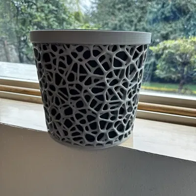 Chậu cây Voronoi với bộ phận tưới nước tự động