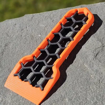 Công cụ cạo bề mặt in 3D 2 màu với họa tiết lục giác