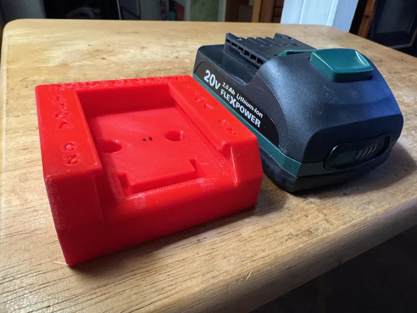 Giá đỡ pin 20 Volt MASTERFORCE treo tường hoặc hộp dụng cụ - Image 1