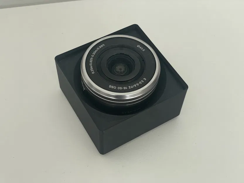 Hộp chứa ống kính Sony e-Mount với nắp ống kính tháo rời - Image 3