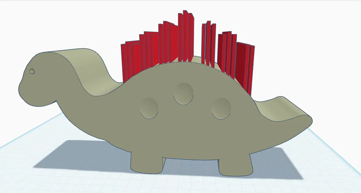 Giá đỡ thẻ Yoto hình Stegosaurus - Image 2