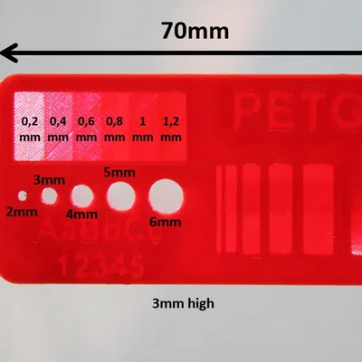 Mẫu chỉ thị filament với hộp lưu trữ