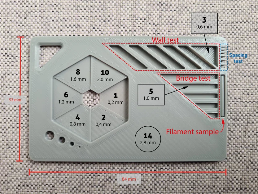 Mẫu thử nghiệm filament cho máy in 3D với nhiều tính năng - Image 2