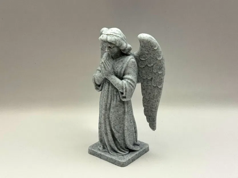 Tượng thiên thần cầu nguyện thanh thoát - Image 3