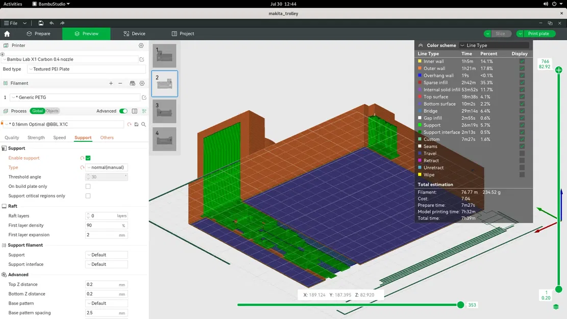 Xe đẩy Makita MakPac (tương thích với Festool Systainer) - Image 14