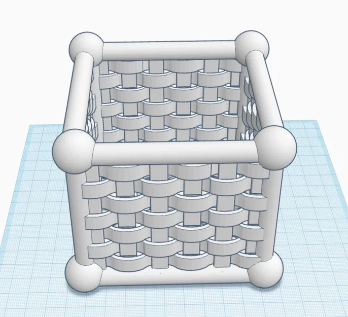 Giỏ đựng vải và len nghệ thuật cho không gian sống - Image 1