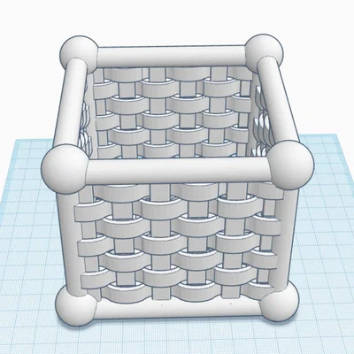 Giỏ đựng vải và len nghệ thuật cho không gian sống