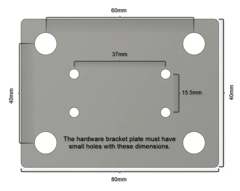Giá đỡ gắn cho tấm pin năng lượng mặt trời Soshine 6W 5V - Image 4