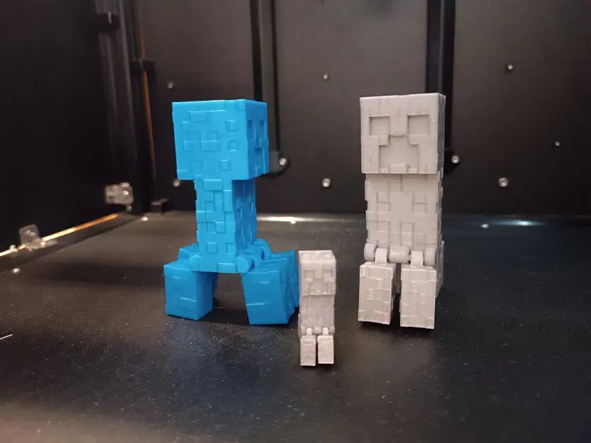 Creeper linh hoạt trong Minecraft với chân khớp nối - Image 3