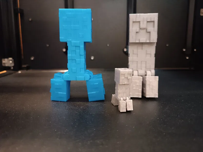 Creeper linh hoạt trong Minecraft với chân khớp nối - Image 4