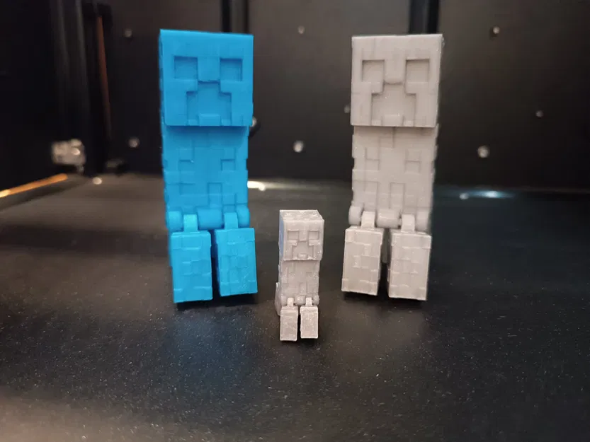 Creeper linh hoạt trong Minecraft với chân khớp nối - Image 5