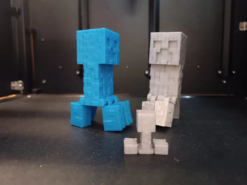 Creeper linh hoạt trong Minecraft với chân khớp nối - Image 6