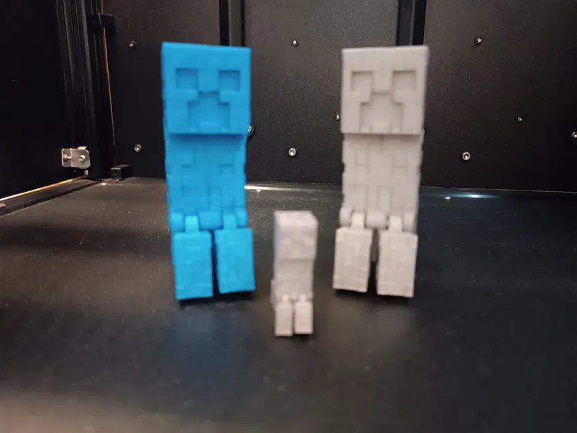 Creeper linh hoạt trong Minecraft với chân khớp nối - Image 9