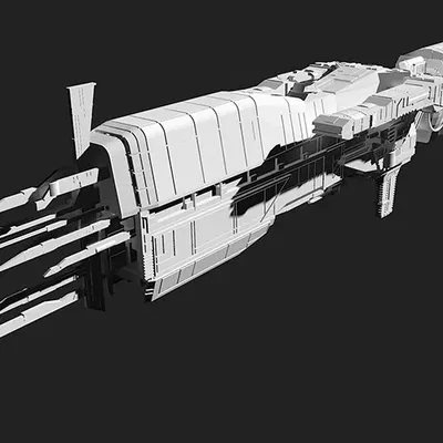 Mô hình tàu USS Sulaco dài 800mm từ phim Aliens