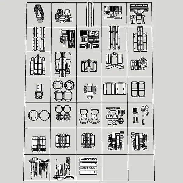 Mô hình tàu USS Sulaco dài 800mm từ phim Aliens - Image 3