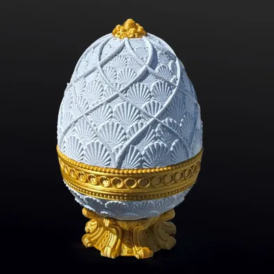 Bình trứng Faberge trang trí không có câu đố