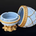 Bình trứng Faberge trang trí không có câu đố - Thumbnail 5