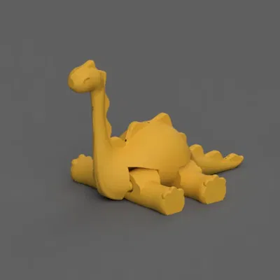 Nhân vật khủng long dễ thương có khớp nối