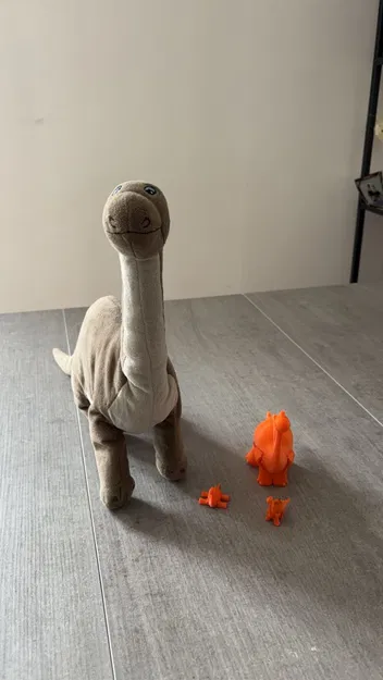 Nhân vật khủng long dễ thương có khớp nối - Image 2