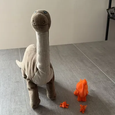 Nhân vật khủng long dễ thương có khớp nối