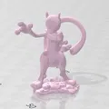 Tượng Mewtwo Pokemon 3D quét với chi tiết tinh xảo - Thumbnail 3