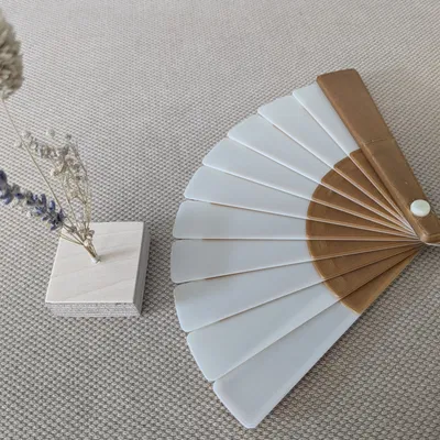 Quạt cầm tay cổ điển với nhiều họa tiết và màu sắc