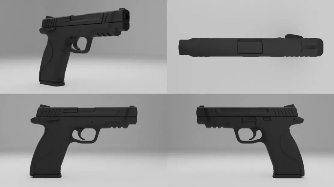 Súng đồ chơi mô phỏng quân đội - Image 1