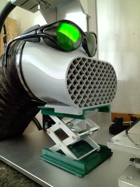 Ống dẫn khí vào cho bàn laser sợi quang đường kính 150mm - Image 2