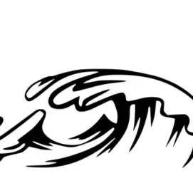 Đường sóng biển nghệ thuật treo tường