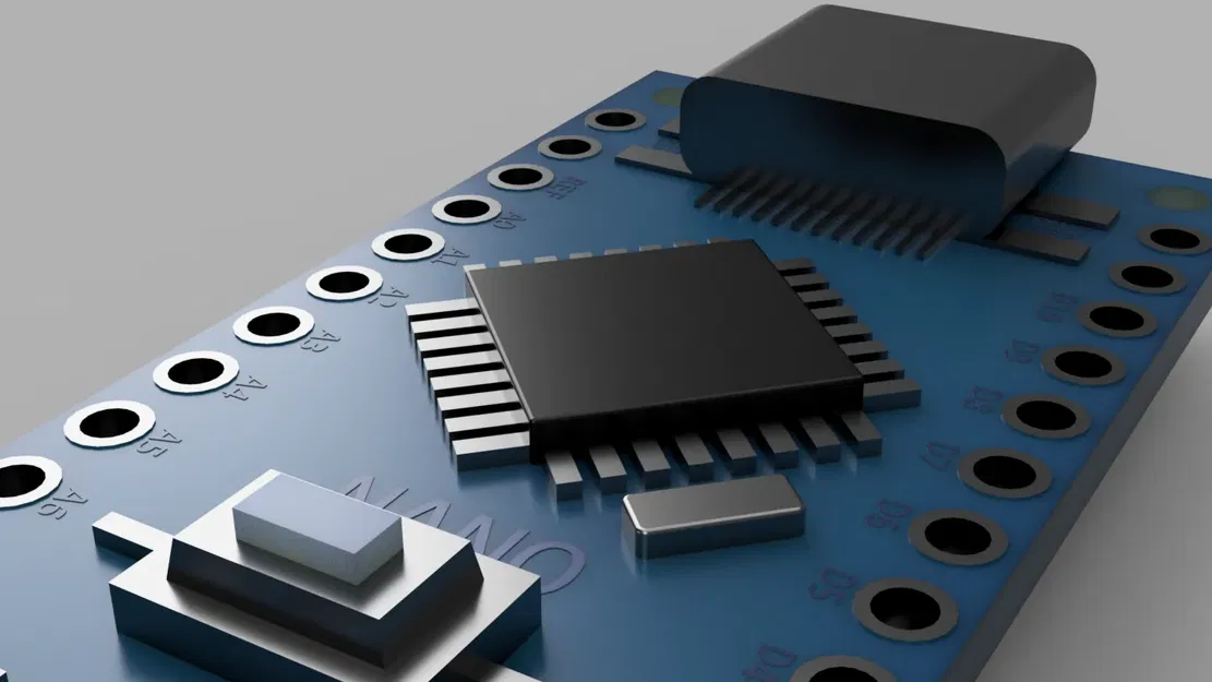 Mô hình Arduino Nano nhiều màu sắc định dạng F3D, STL, OBJ - Image 1