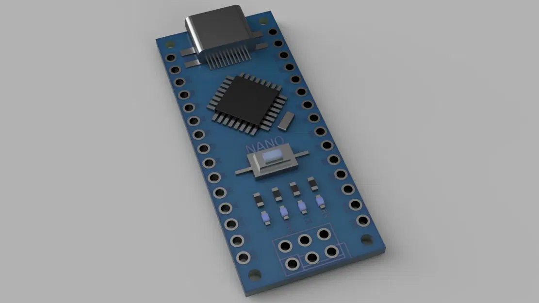 Mô hình Arduino Nano nhiều màu sắc định dạng F3D, STL, OBJ - Image 2