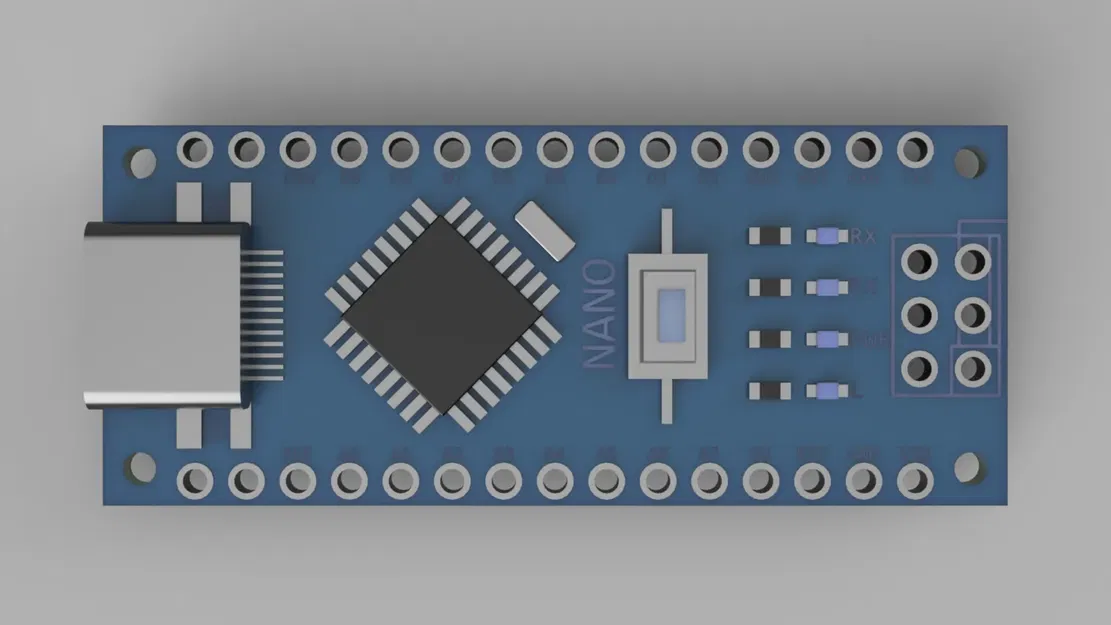 Mô hình Arduino Nano nhiều màu sắc định dạng F3D, STL, OBJ - Image 4