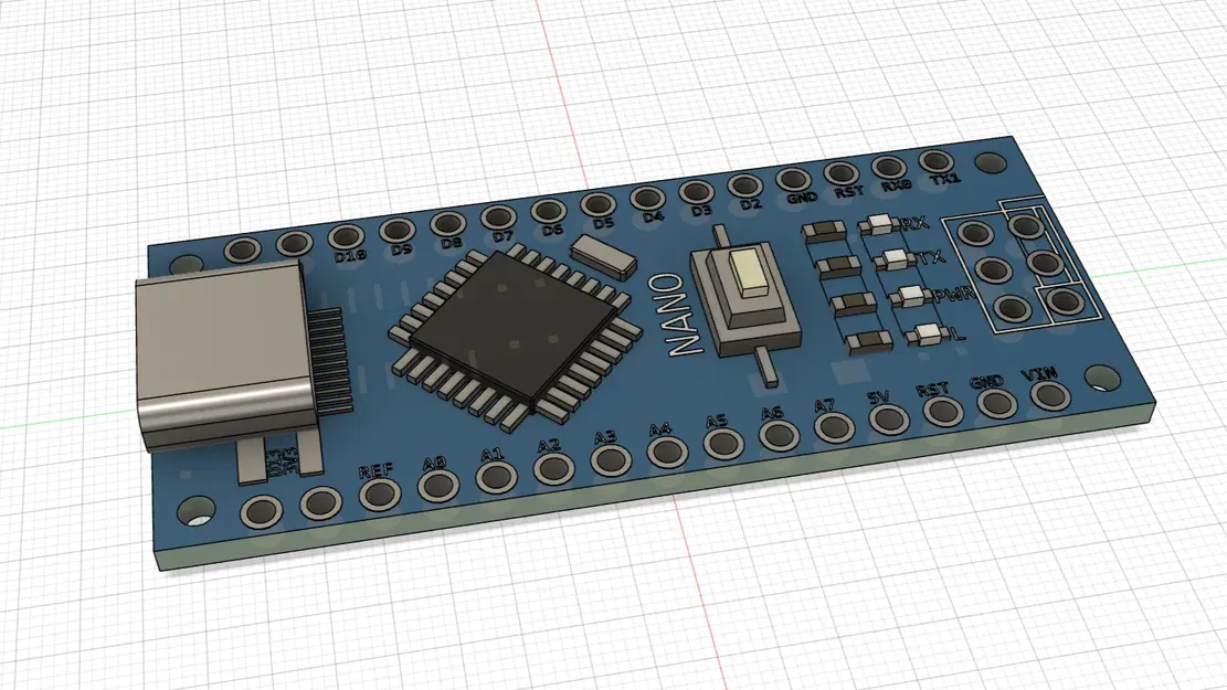 Mô hình Arduino Nano nhiều màu sắc định dạng F3D, STL, OBJ - Image 5