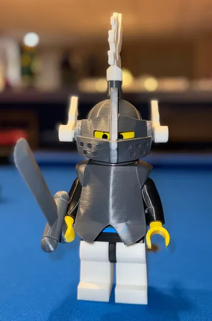 Hiệp sĩ trong bộ giáp gạch kích thước khổng lồ (tỷ lệ 5:1) - Image 4