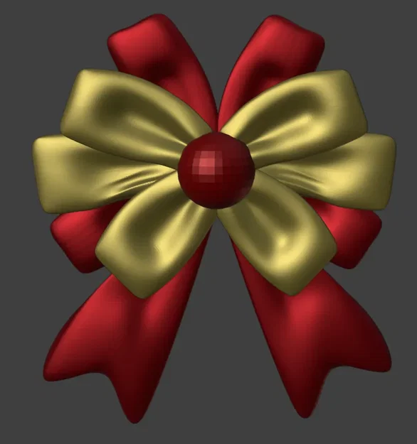 Ruy băng Giáng Sinh trang trí nghệ thuật - Image 1