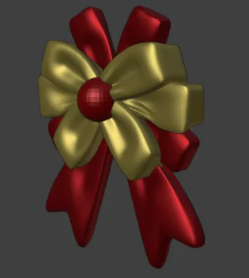 Ruy băng Giáng Sinh trang trí nghệ thuật - Image 2