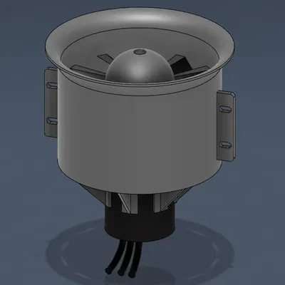 Mô hình quạt EDF 90mm từ FMS