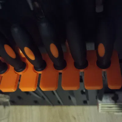 Giá đỡ tài liệu 6 khe cắm với móc đa năng IKEA Skadis