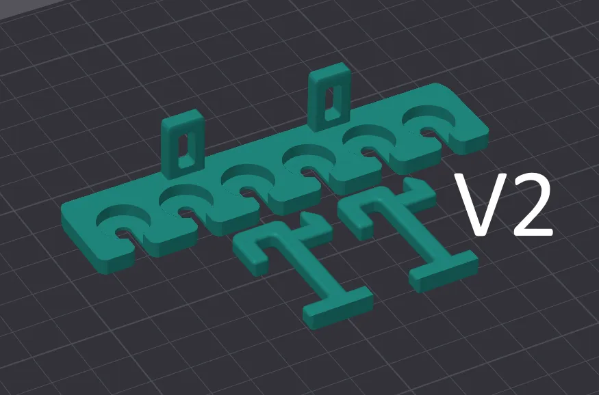 Giá đỡ tài liệu 6 khe cắm với móc đa năng IKEA Skadis - Image 4