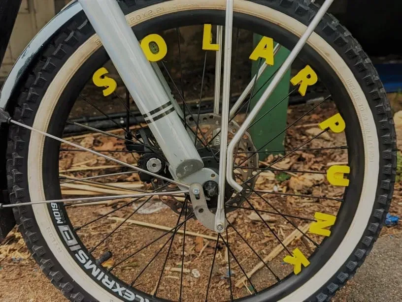 Chữ cái cho bánh xe đạp từ A đến Z - Image 1